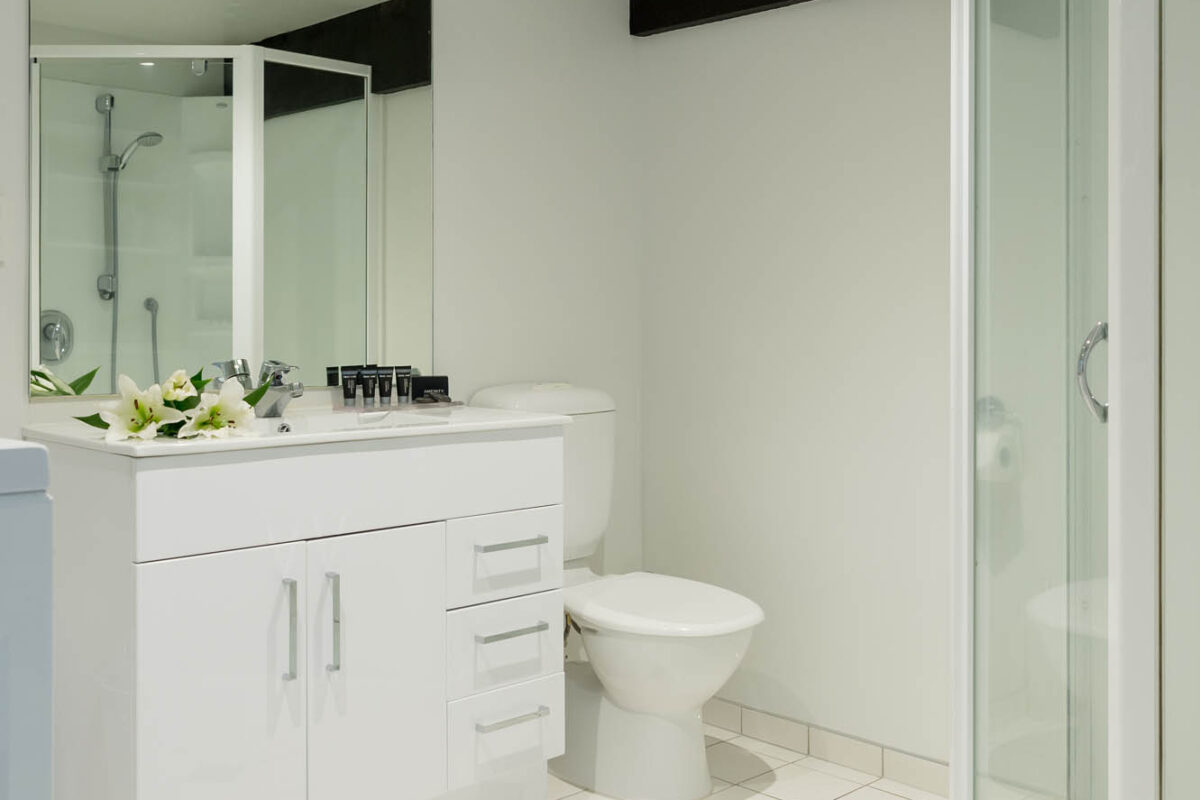 Bathroom - Willis Village 2 Bedroom Apartment For Village Accommodation Group. Photo credit: Stephen A’Court. COPYRIGHT ©Stephen A’Court