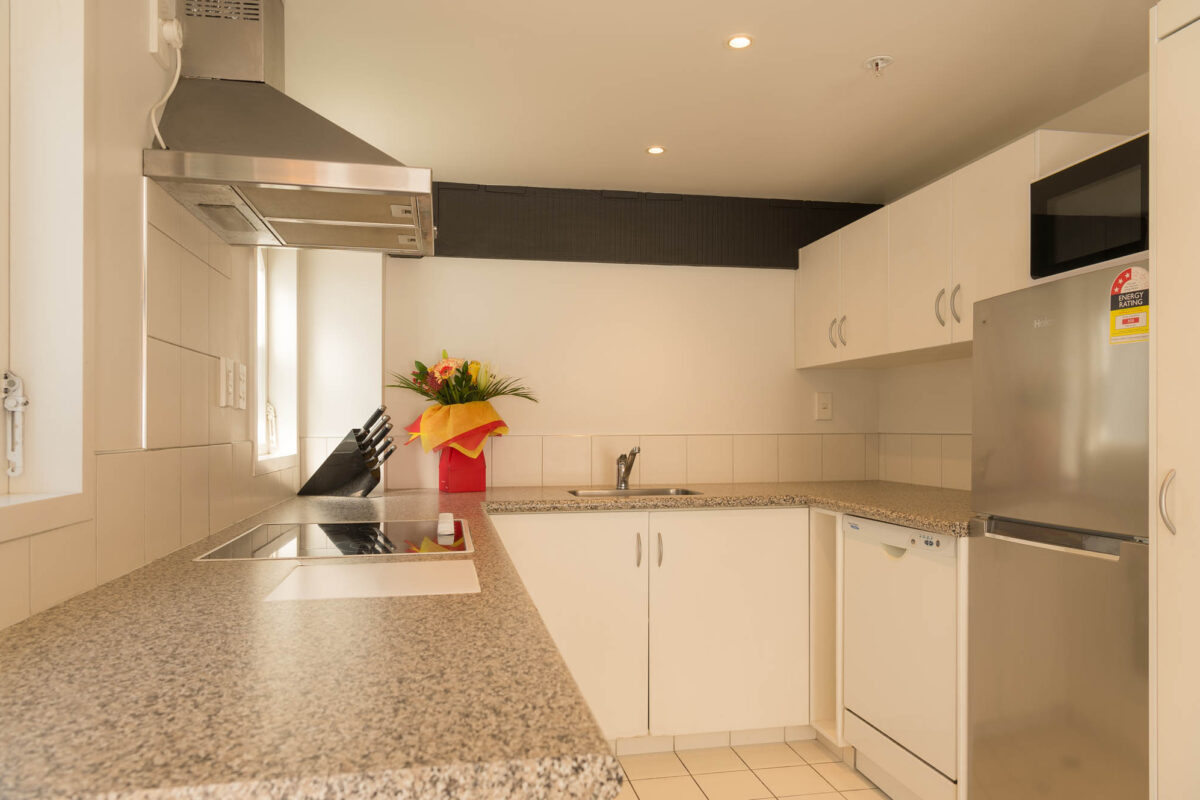 Kitchen - Willis Village Two Bedroom Apartment For Village Accommodation Group. Photo credit: Stephen A’Court. COPYRIGHT ©Stephen A’Court