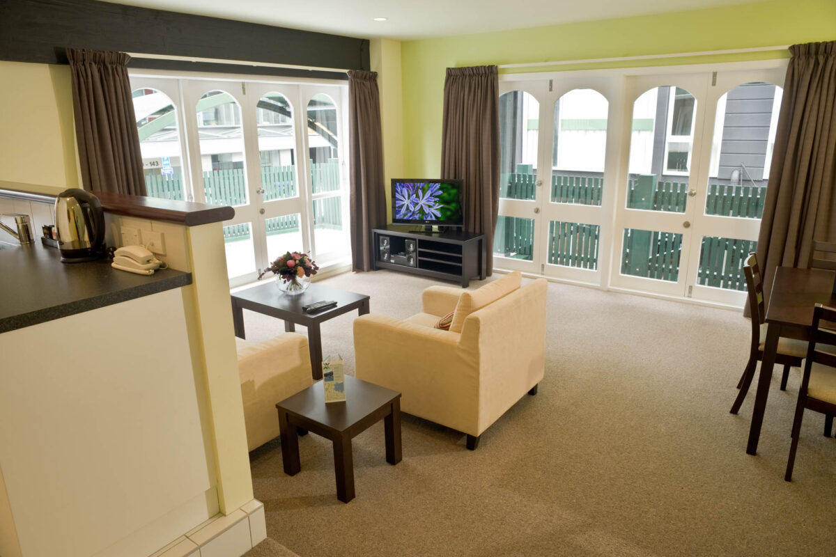 Village Accommodation Group - interior views of Willis Village Premium Apartments, Wellington, New Zealand. Willis Village Premium Apartments.