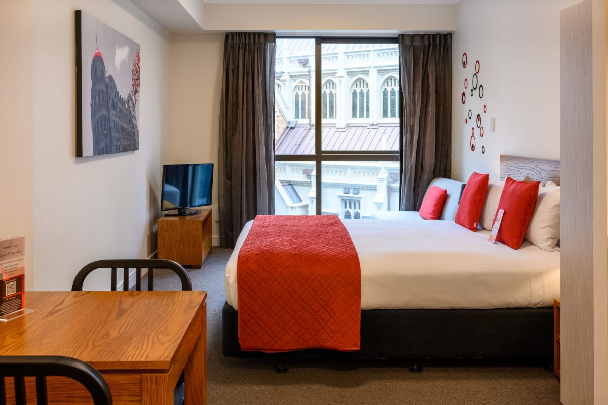 Boulcott Suites Wellington Boulcott Suites Wellington, May 2023, O'Reily Avenue. Photo credit: Stephen A’Court.