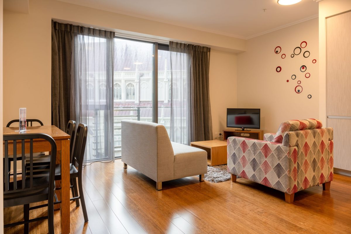 Boulcott Suites Wellington Boulcott Suites Wellington, May 2023, O'Reily Avenue. Photo credit: Stephen A’Court.