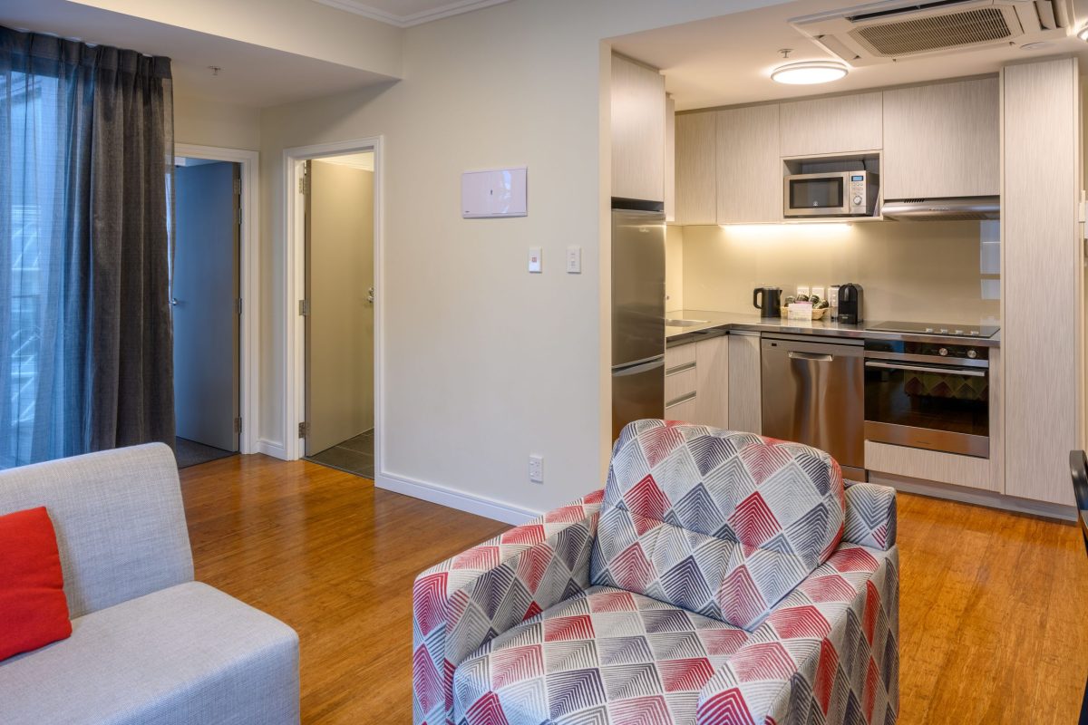 Boulcott Suites Wellington Boulcott Suites Wellington, May 2023, O'Reily Avenue. Photo credit: Stephen A’Court.