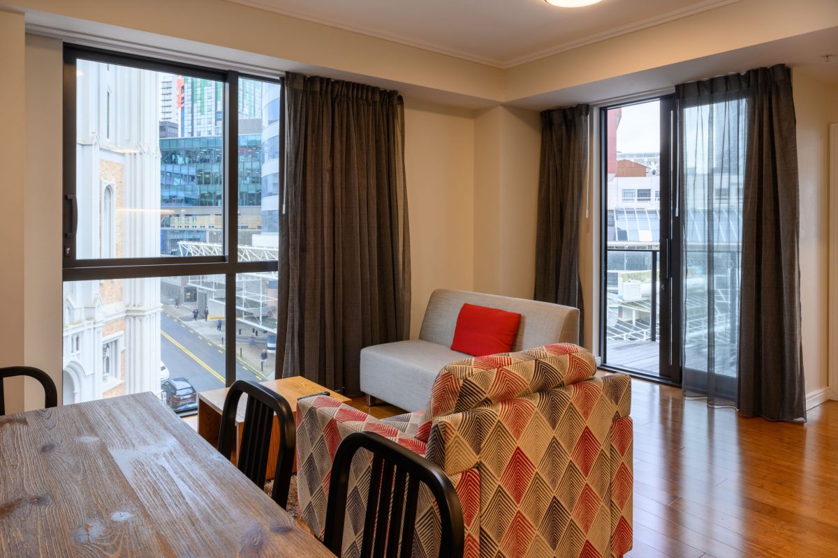 Boulcott Suites Wellington Boulcott Suites Wellington, May 2023, O'Reily Avenue. Photo credit: Stephen A’Court.
